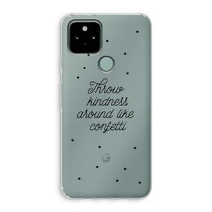 Confetti: Google Pixel 5 Transparant Hoesje