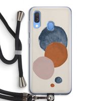 Geo #4: Samsung Galaxy A40 Transparant Hoesje met koord