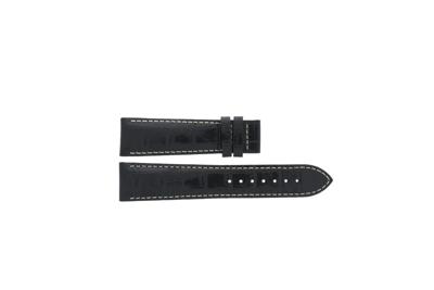 Horlogeband Certina C0016391603700 / C610014940 Leder Zwart 21mm