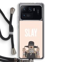 Slay All Day: Xiaomi Mi 11 Ultra Transparant Hoesje met koord