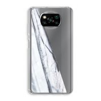 Gestreepte marmer: Xiaomi Poco X3 Pro Transparant Hoesje Gestreepte marmer: Xiaomi Poco X3 Pro Transparant Hoesje
