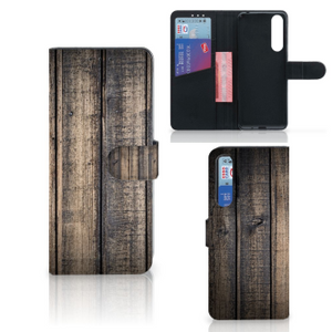 Sony Xperia 1 II Book Style Case Steigerhout