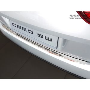 RVS Bumper beschermer passend voor Kia Ceed III SW 2018- 'Ribs' AV235327