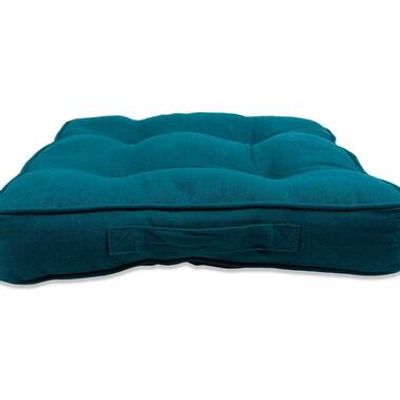 Matraskussen Tivoli - petrol - 45x45x7 cm