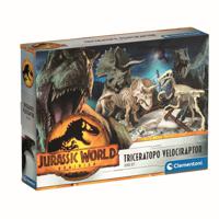 Clementoni Jurassic World Triceratop and Velociraptor Dig Kit - thumbnail