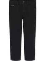 Dolce & Gabbana Kids jean skinny imprimé - Bleu