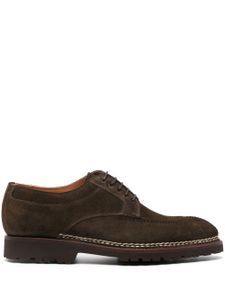 Bontoni derbies Magnifico en daim - Marron