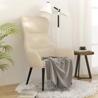 Relaxstoel stof crmekleurig