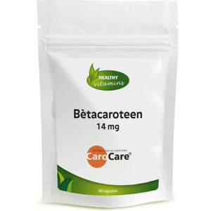 Bèta-caroteen 14 mg | 60 vegan capsules | Bruiningscapsules | Vitaminesperpost.nl