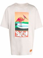 Heron Preston t-shirt à imprimé abstrait - Gris - thumbnail