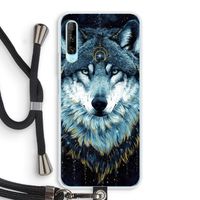 Darkness Wolf: Huawei P Smart Pro Transparant Hoesje met koord