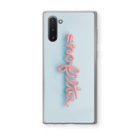 #nofilter: Samsung Galaxy Note 10 Transparant Hoesje