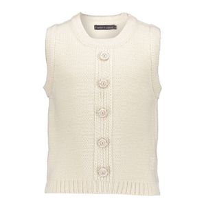 Frankie & Liberty Meisjes gilet gebreid - Kara - Zand