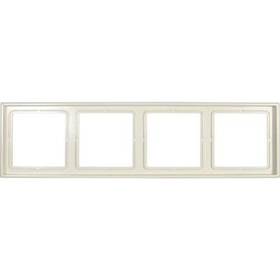 Jung LS984W Frame 4-voudig LS 990 Crème-wit 1 stuk(s)