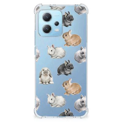 Case Anti-shock voor Xiaomi Redmi Note 12 5G Konijntjes