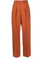 Karl Lagerfeld pantalon de tailleur à taille haute - Orange