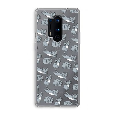 Poezen: OnePlus 8 Pro Transparant Hoesje