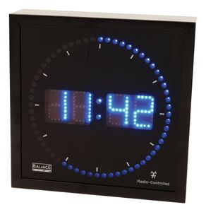 Balance He-clock-27 Aluminium Led Wandklok