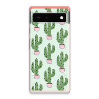 Cactus Lover: Google Pixel 6 Transparant Hoesje Cactus Lover: Google Pixel 6 Transparant Hoesje