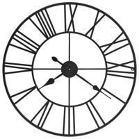 VidaXL Wandklok vintage-stijl met quartz-mechanisme xxl 80 cm metaal VidaXL Wandklok vintage-stijl met quartz-mechanisme xxl 80 cm metaal