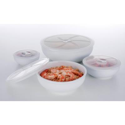 Lifetime Cooking Vershoudschalenset met deksel 4 delig