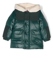 Moncler Enfant doudoune à capuche - Vert