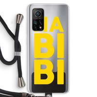 Habibi Blue: Xiaomi Mi 10T 5G Transparant Hoesje met koord