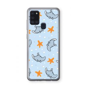 Manta: Samsung Galaxy A21s Transparant Hoesje