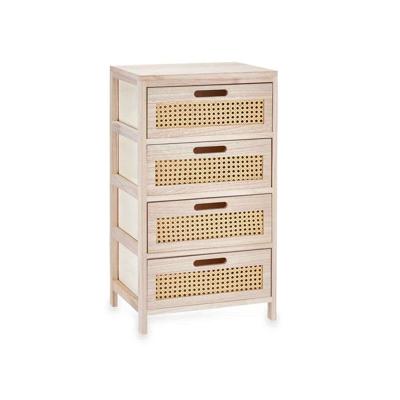 Ladenkast Gift Decor 923516-4 Rattan Natuurlijk 40 x 73 x 29 cm 40 x 70 x 29 cm 4 lades