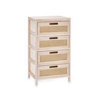 Ladenkast Gift Decor 923516-4 Rattan Natuurlijk 40 x 73 x 29 cm 40 x 70 x 29 cm 4 lades