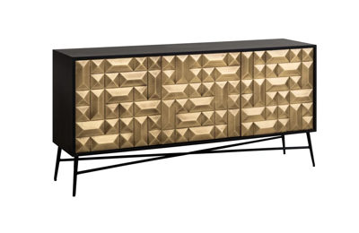 Dressoir Tetro Goud - 2 deuren