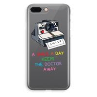 Smile: iPhone 8 Plus Transparant Hoesje Smile: iPhone 8 Plus Transparant Hoesje