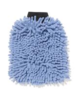 HEMA Washandschoen voor auto 27x17cm microvezel (blauw)