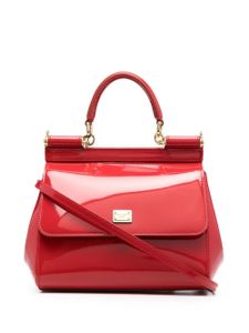 Dolce & Gabbana petit sac porté épaule Sicily - Rouge