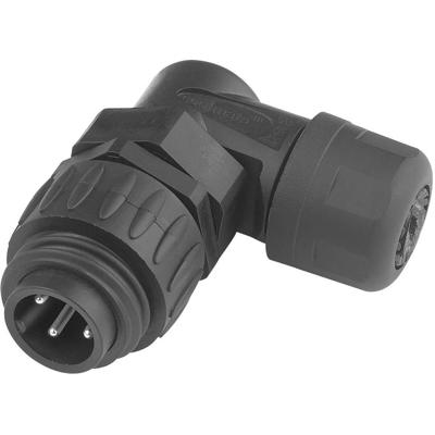 Amphenol C016 30K006 100 12 Ronde connector Stekker, haaks Totaal aantal polen: 6 + PE Serie (ronde connectoren): C016 1 stuk(s)
