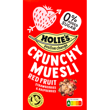 Holie&apos;s Crunchy Muesli Red Fruit 400g bij Jumbo