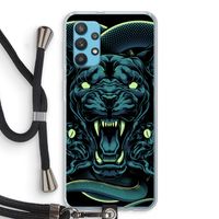 Cougar and Vipers: Samsung Galaxy A32 4G Transparant Hoesje met koord