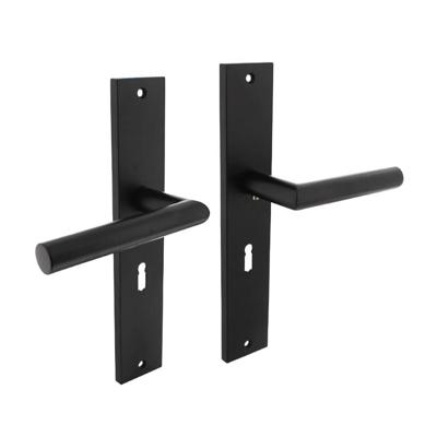 Intersteel DeurklinkBastian sleutelgat 56mm zwart - 0023.174324