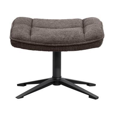 Hocker Emily - donkerbruin - Leen Bakker