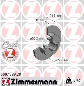 Remschijf Coat Z 600159920