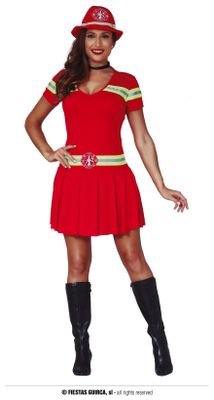 Sexy brandweer kostuum vrouw