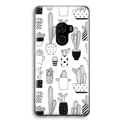 Cactusmotief: Xiaomi Mi Mix 2 Transparant Hoesje