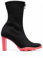 Alexander McQueen bottines Scuba 85 - Noir