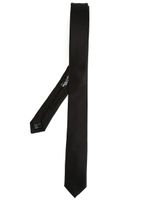 Dolce & Gabbana cravate fine classique - Noir