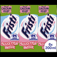 Fristi Rood Fruit 0% Suiker Toegevoegd 6 x 200 ml bij Jumbo