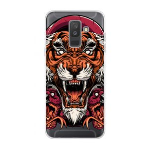 Tiger and Rattlesnakes: Samsung Galaxy A6 Plus (2018) Transparant Hoesje