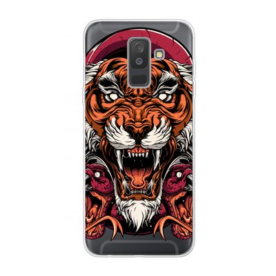 Tiger and Rattlesnakes: Samsung Galaxy A6 Plus (2018) Transparant Hoesje