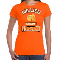 Oranje Koningsdag t-shirt - Willies Kingsday fashion - dronken - dames - thumbnail