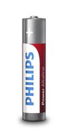 12x Philips AAA batterijen power alkaline 1.5 V   -