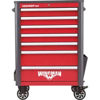 Gedore RED 3301690 Werkplaatswagen ABS kunststof, Plaatstaal Kleur (specifiek):Rood
